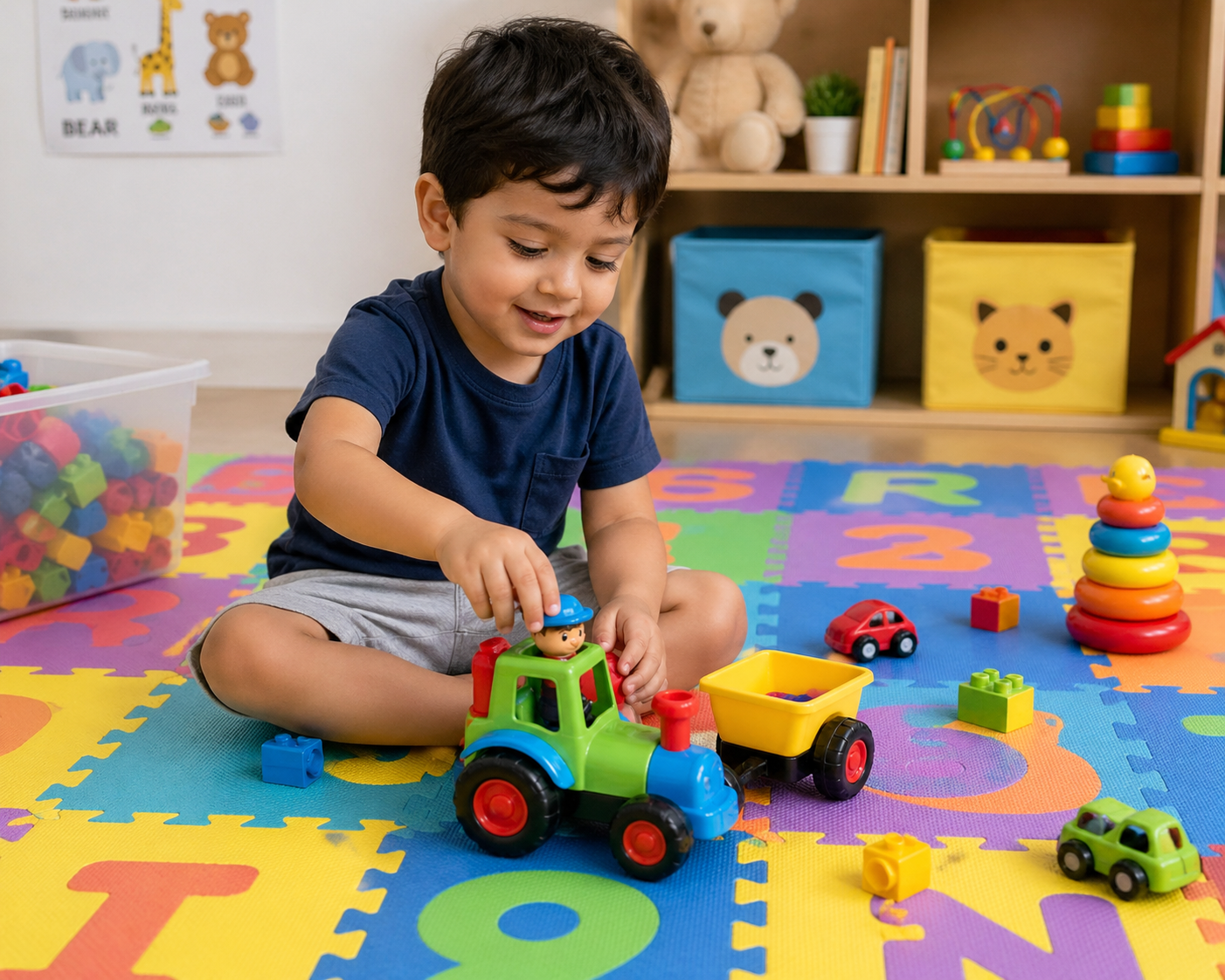 Child playing — Early Signs of Autism