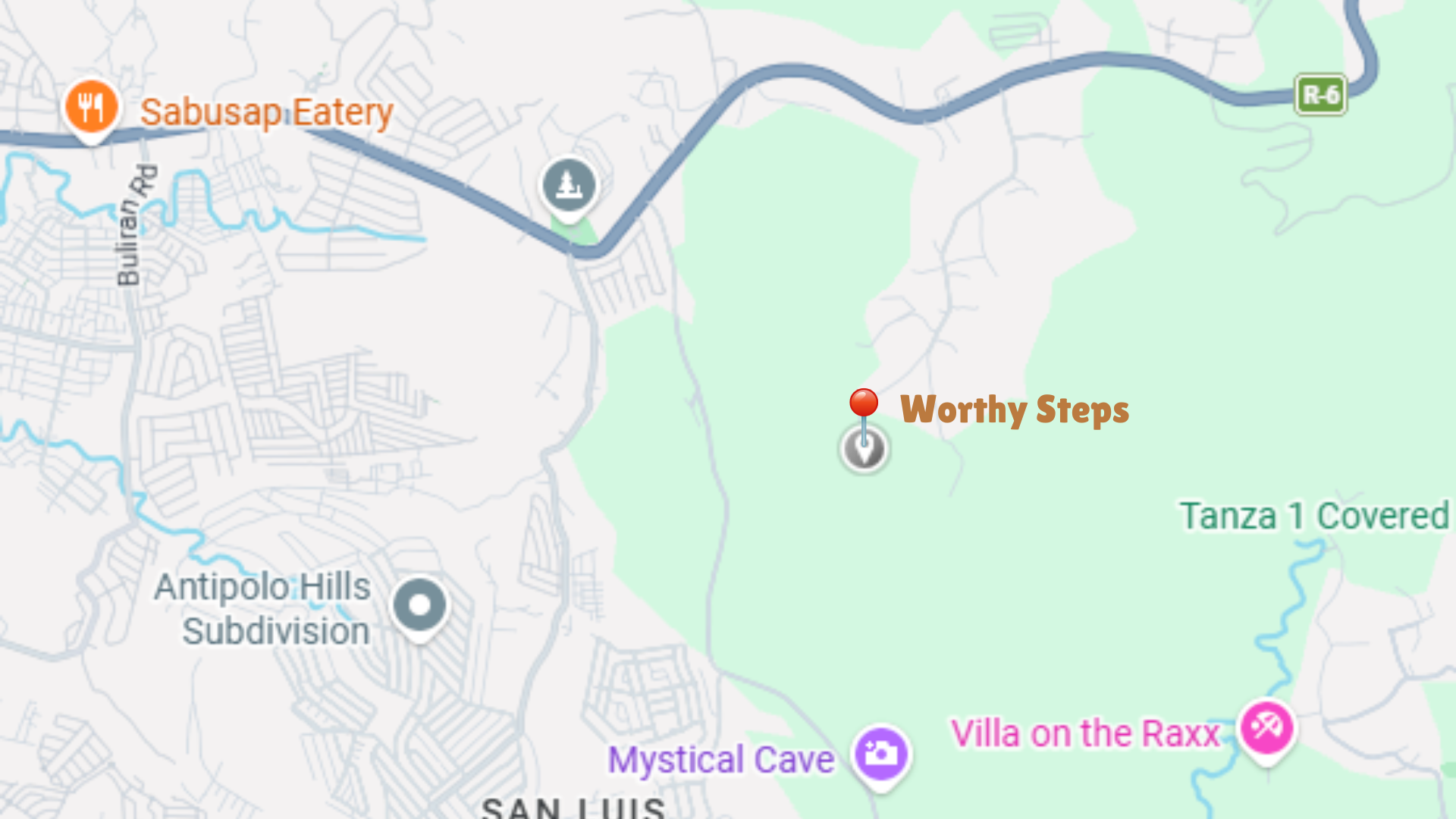 Worthy Steps location in Antipolo